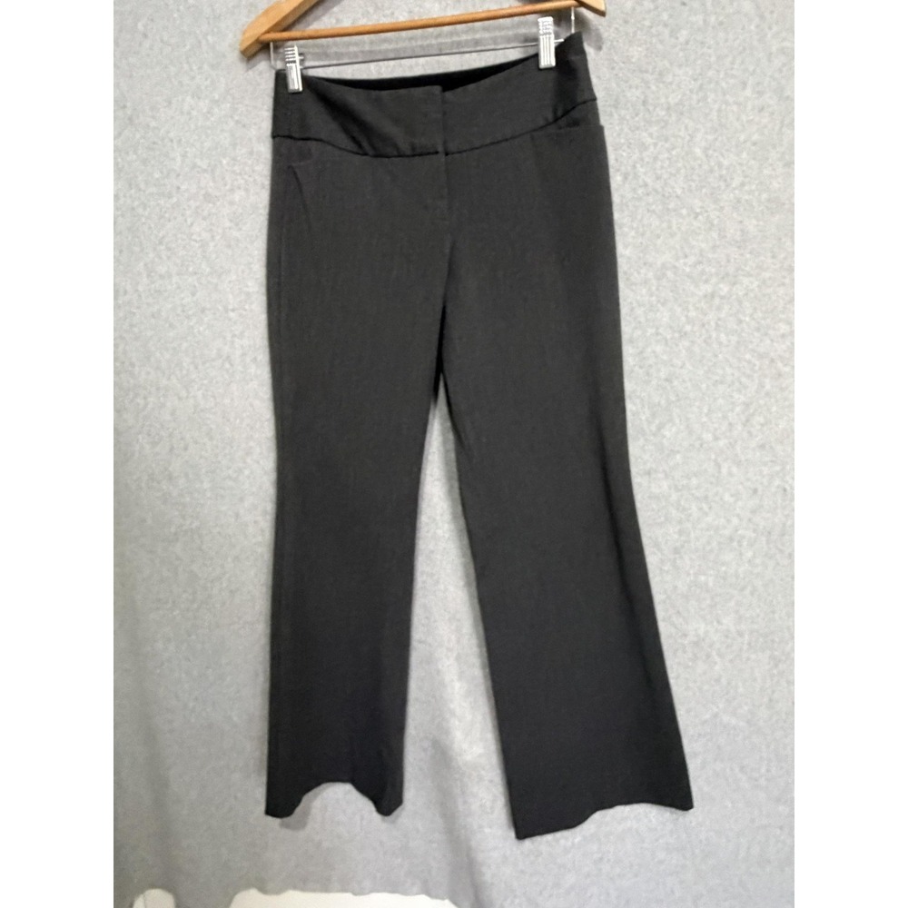 Express Design Studio Dress Pants Womens 2 Gray Editor Bootcut Stretch Work